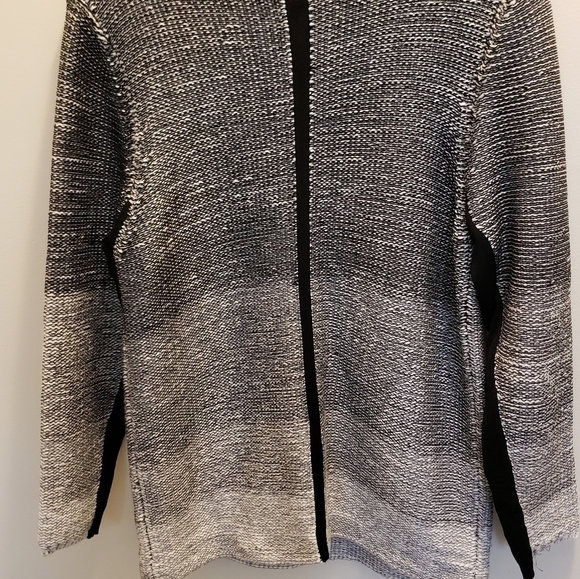 Helmut Lang Black Ombre & Sheer Crewneck Sweater L NWOT - Picture 8 of 12